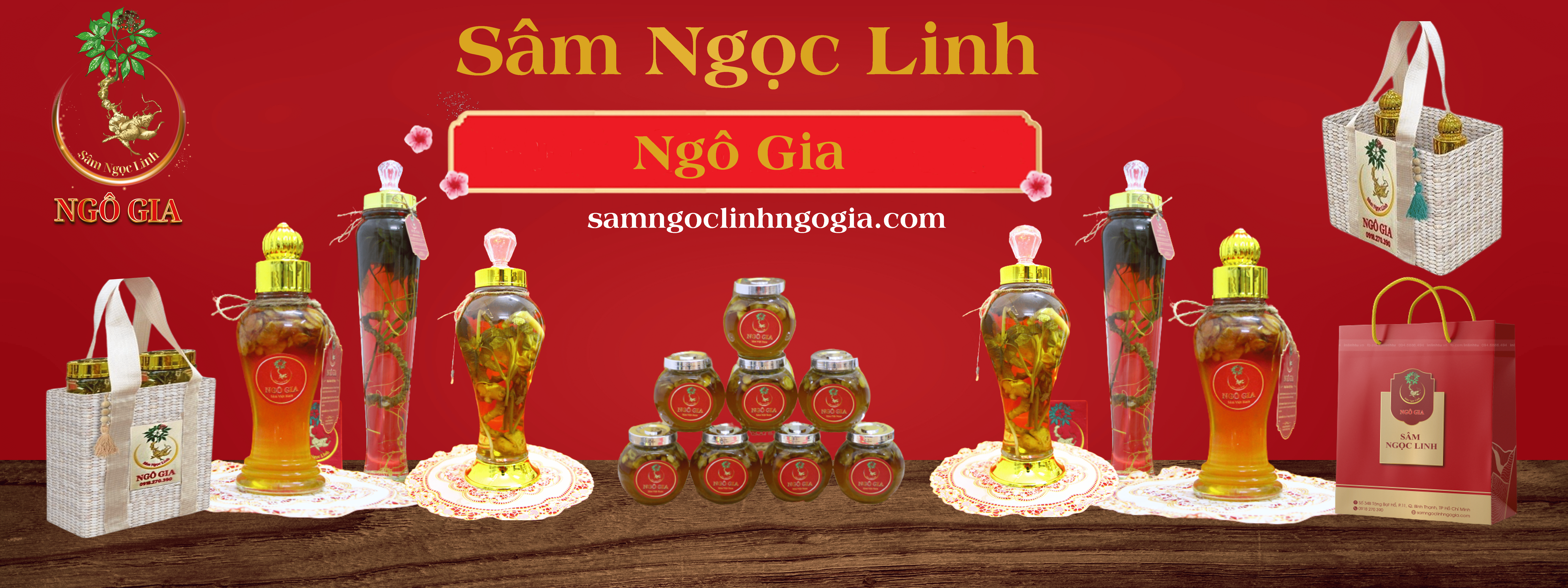 Bo san pham sam Ngoc Linh 